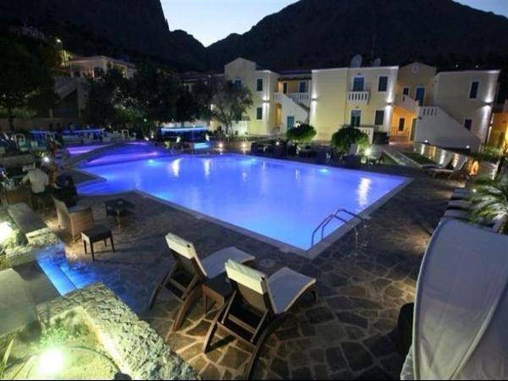 Pearl Bay Hotel Apartments Vrontádos Exterior foto